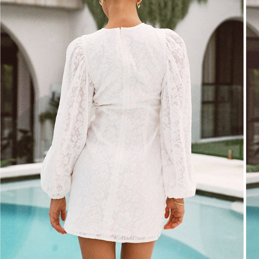 Sabo Skirt White Lace Bridal Dress (Taliyah Cutout Dress)